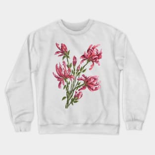 Pink Fantasy Flowers Crewneck Sweatshirt